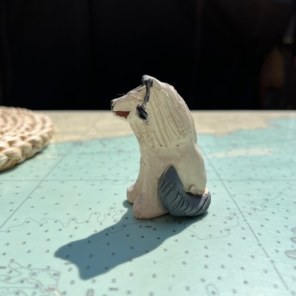 Vintage Miniature Ceramic Handmade Husky - Picture 5 of 8